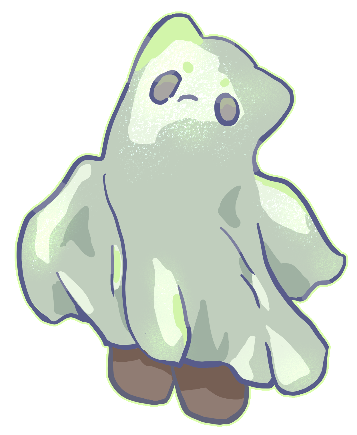 Ghost Ship ghost sticker